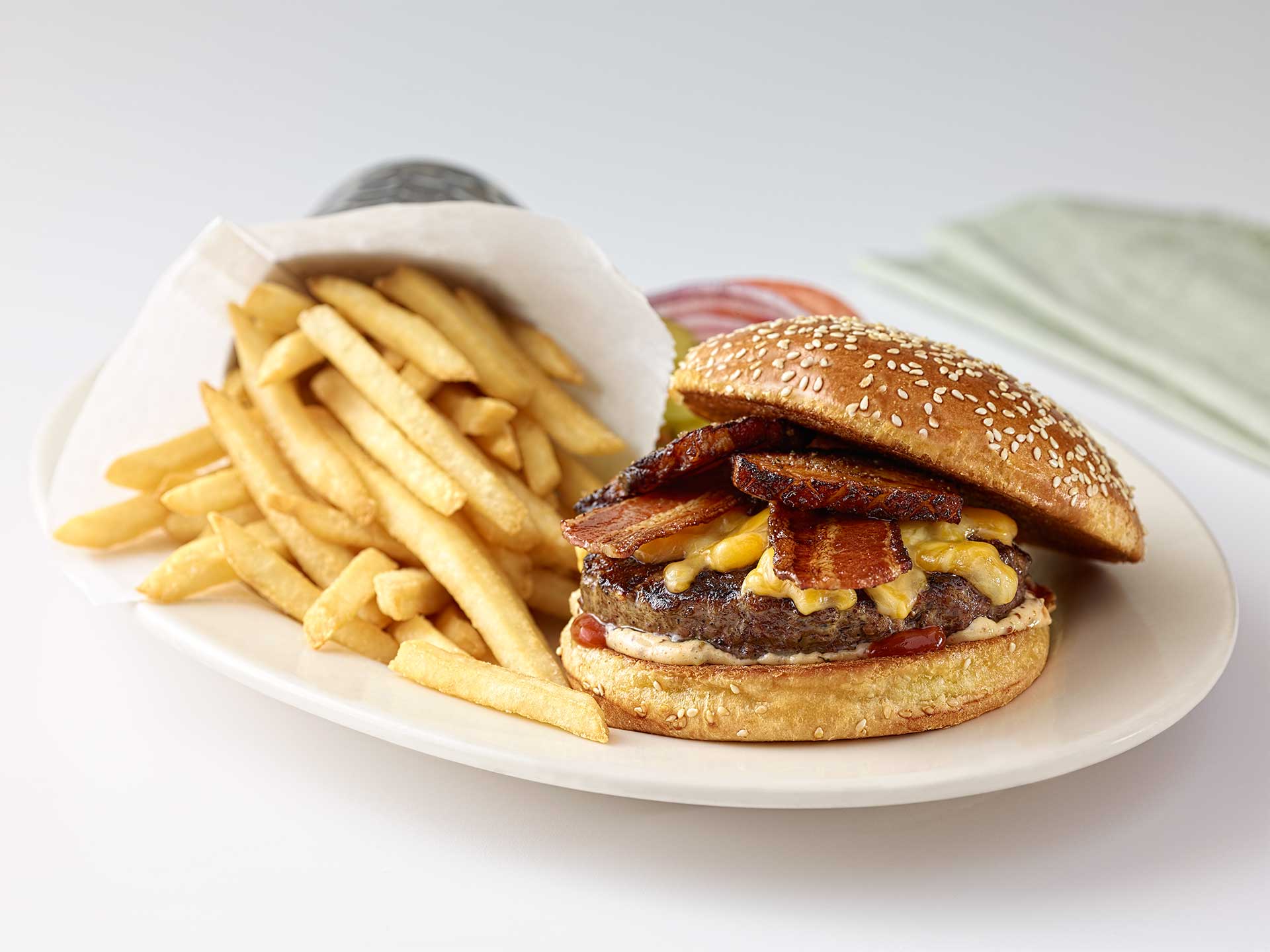 Bacon-Bacon Cheeseburger