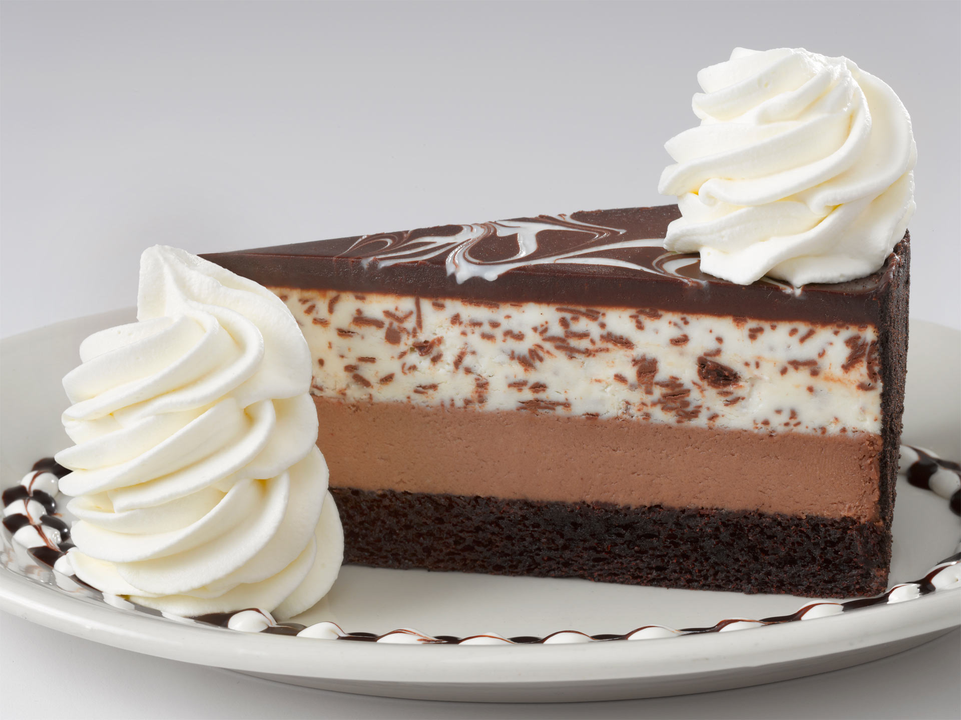 Chocolate Tuxedo Cream® Cheesecake