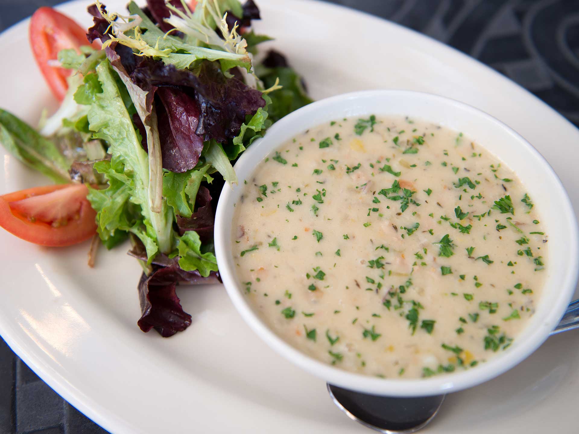 Lunch Soup and Salad