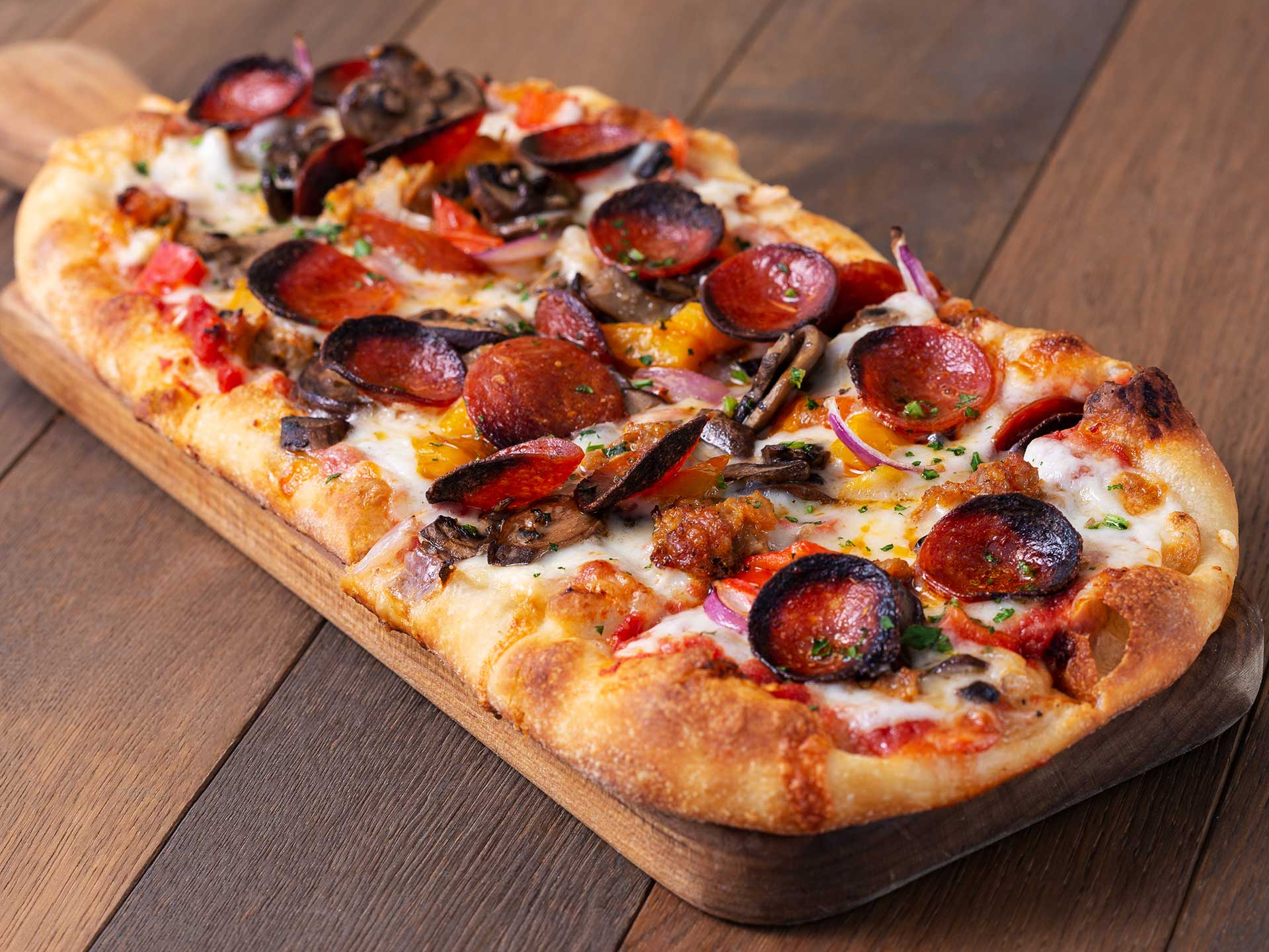 The Everything Flatbread Pizza