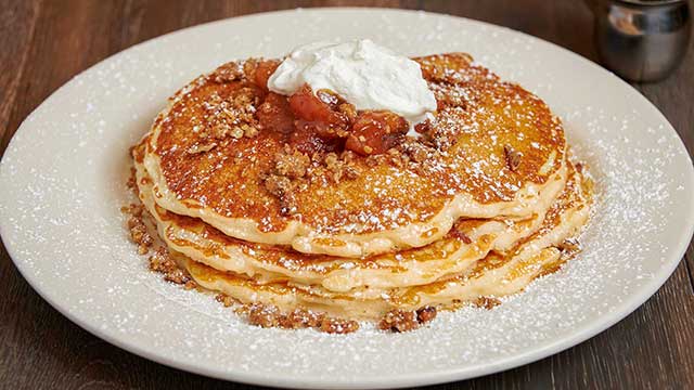 Caramel Apple Pancakes